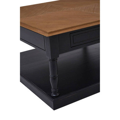 Loire 1 Drawer Black Coffee Table - Image 9