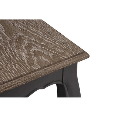 Loire Dark Grey Single Shelf Console Table