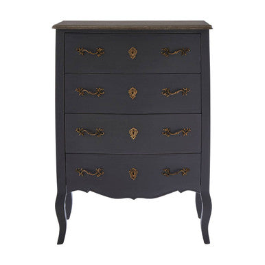 Loire 4 Drawer Dark Grey Chest - Image 2