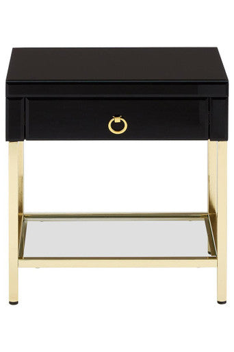 Kensington Townhouse Black And Gold Side Table - Image 2