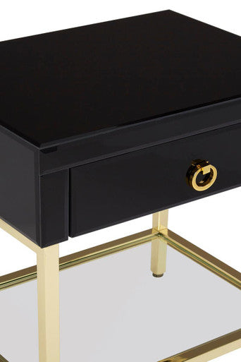 Kensington Townhouse Black And Gold Side Table - Image 8