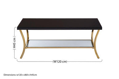 Kensington Townhouse Black Coffee Table
