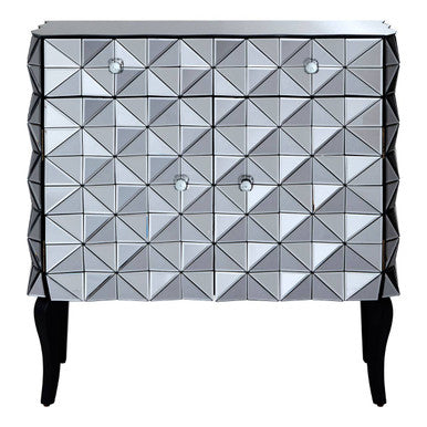 Soho Silver Finish Cabinet - Image 2
