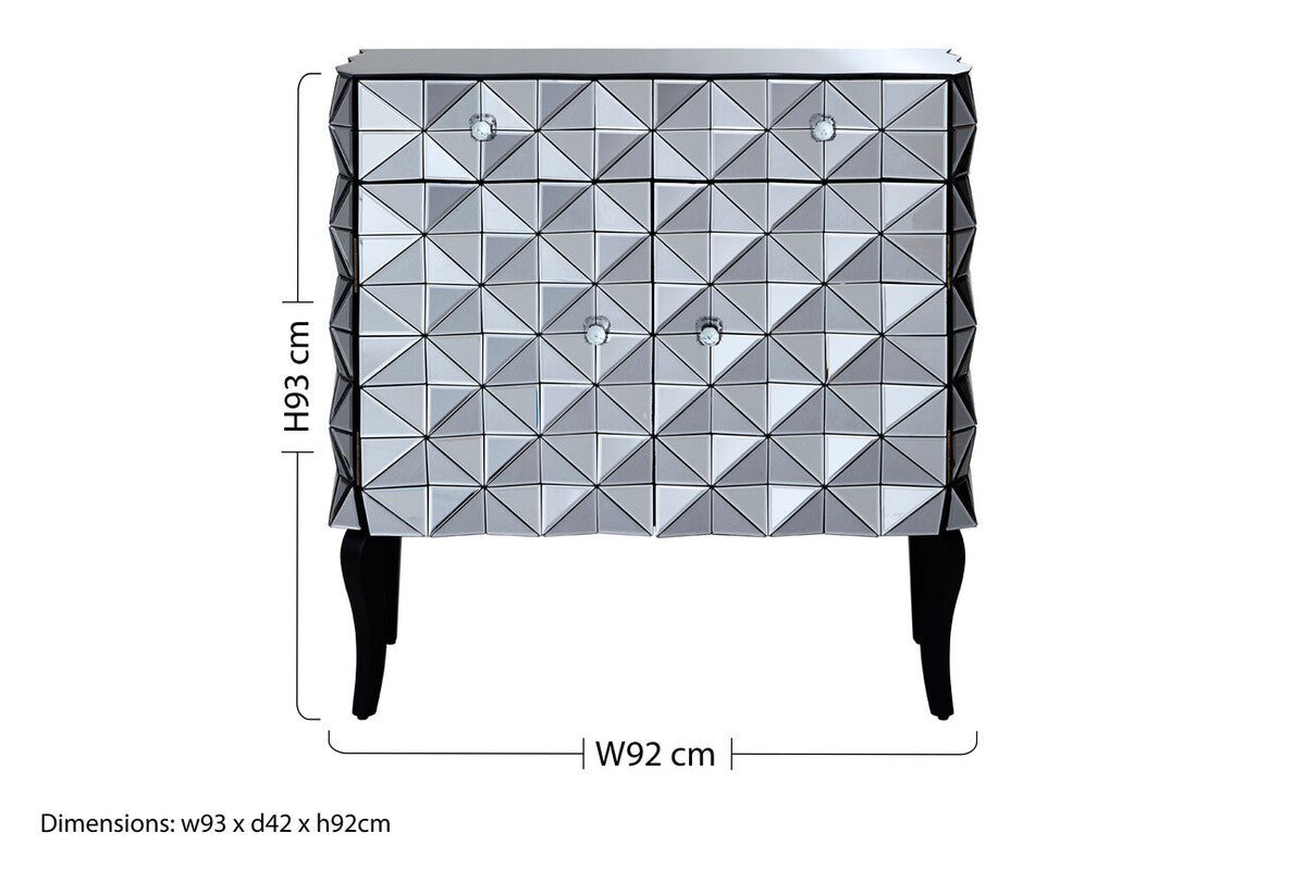 Soho Silver Finish Cabinet - Image 12