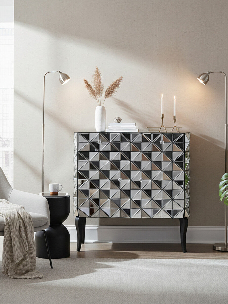 Soho Silver Finish Cabinet - Image 7