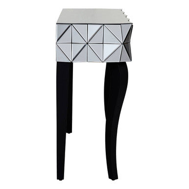 Soho Smoke Glass Two Drawer Console Table - Image 5