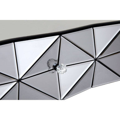 Soho Smoke Glass Two Drawer Console Table - Image 9