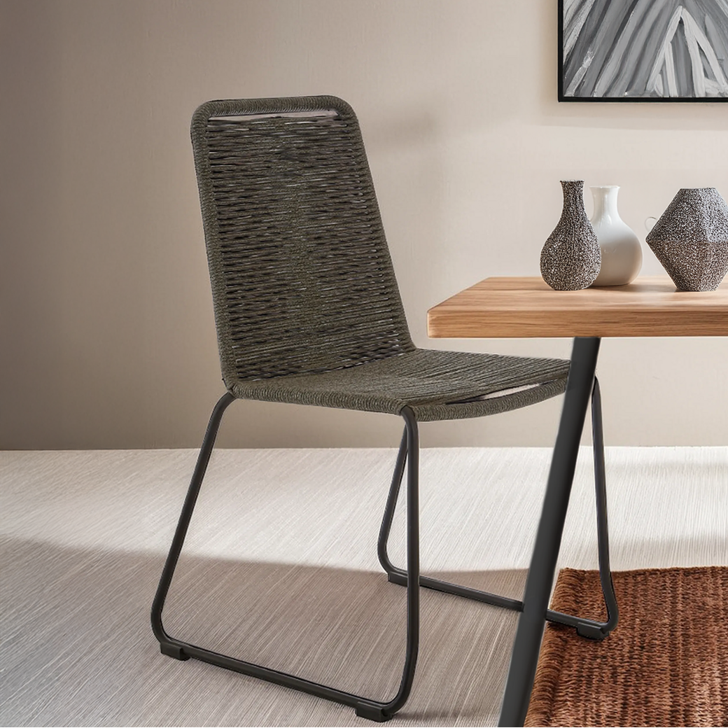 Sisal Grey Rope Chair - Image 3