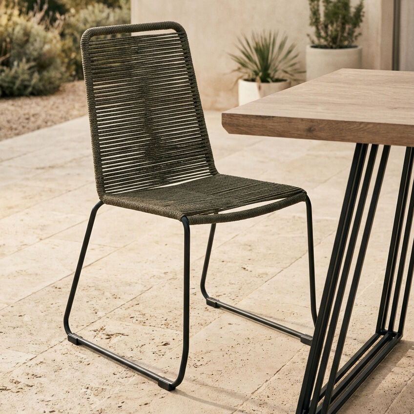 Sisal Grey Rope Chair