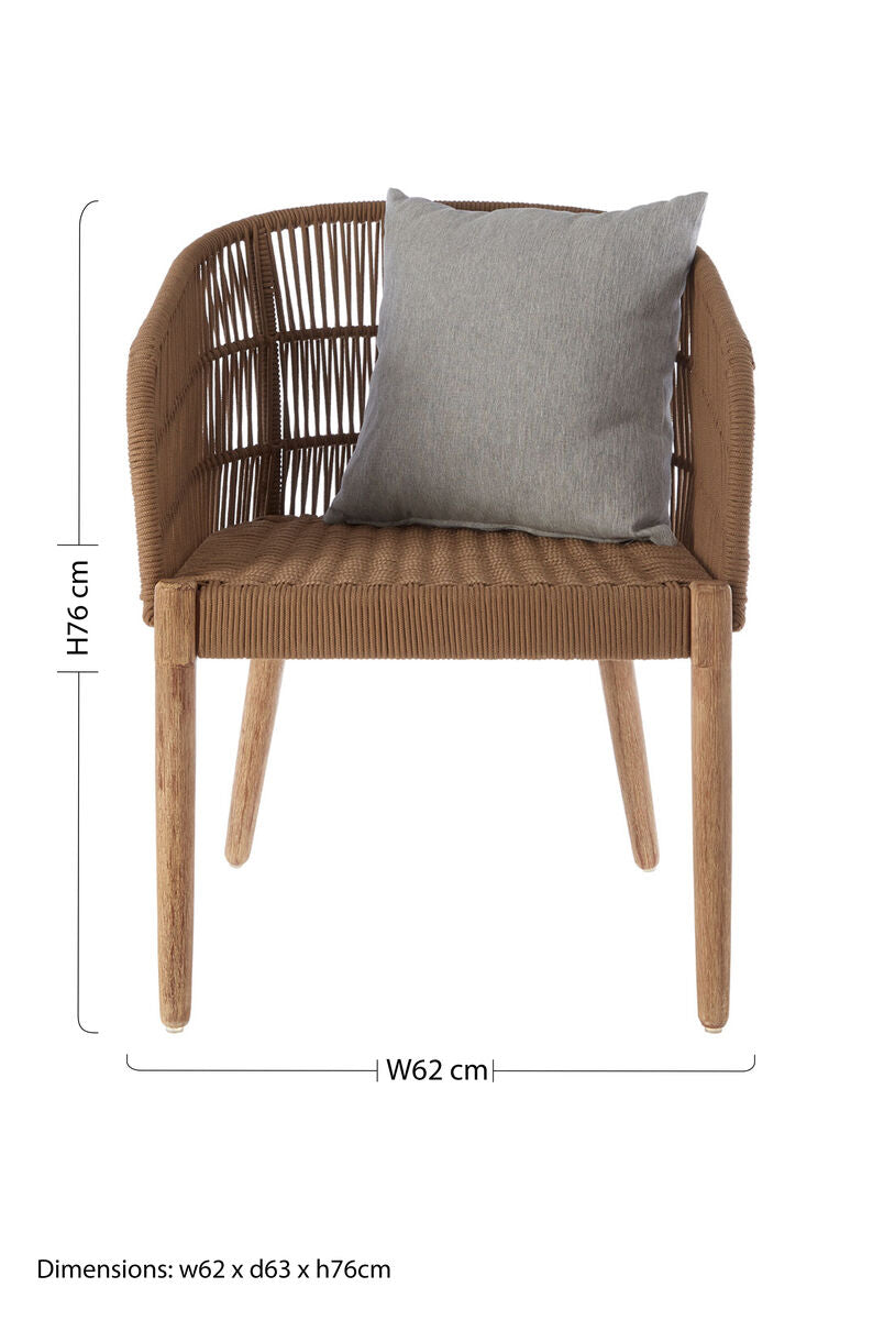 Opus Woven Rope Armchair