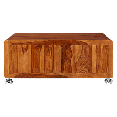 Marwar Two Drawer Wooden Coffee Table - Image 6