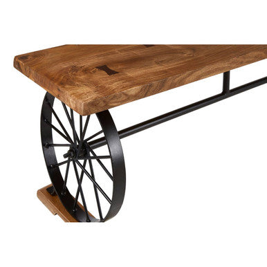 Nandri Acacia Wood Bench - Image 4