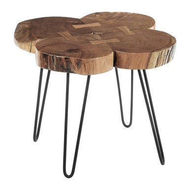 Nandri Acacia Wood Side Table - Image 4