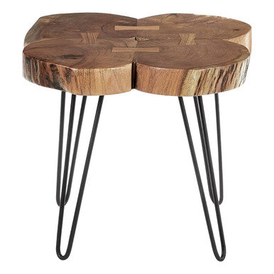 Nandri Acacia Wood Side Table - Image 2