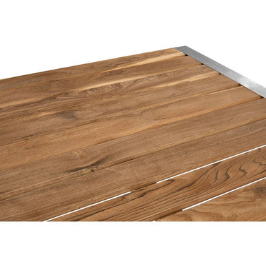 Nandri Slatted Teak Wood Dining Table