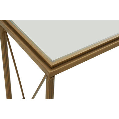 Axis Console Table With Gold Finish Frame - Image 5