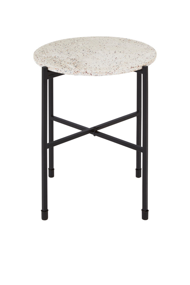 Templar Terrazzo And Iron Table - Image 1