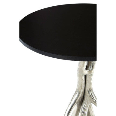 Antler Round Side Table with Black Marble Top - Image 3