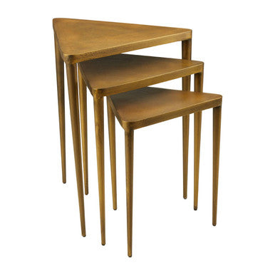 Compo Set Of 3 Triangular Nesting Tables - Image 4