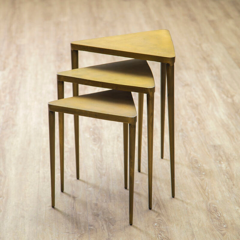 Compo Set Of 3 Triangular Nesting Tables
