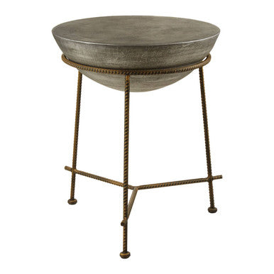 Compo Concrete Bowl Shaped Side Table - Image 4