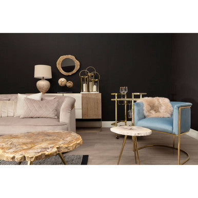 Mias Blue Velvet Chair - Image 7