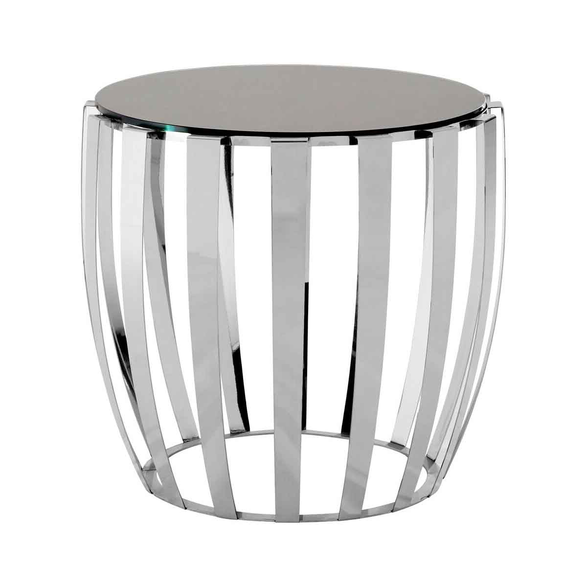Yasmin Stainless Steel Side Table