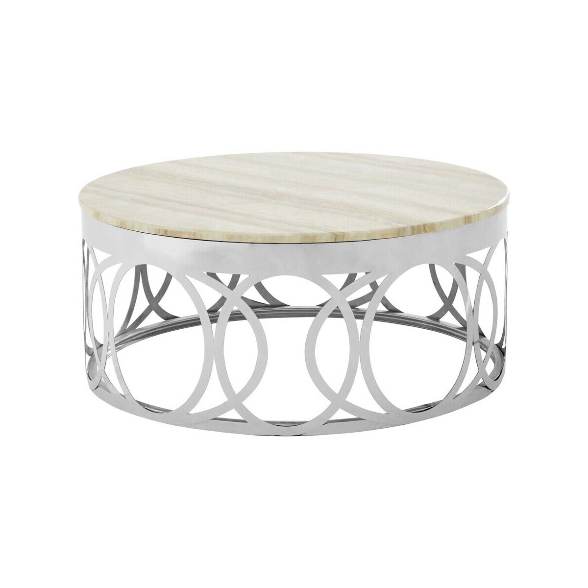 Yasmin White Marble Coffee Table