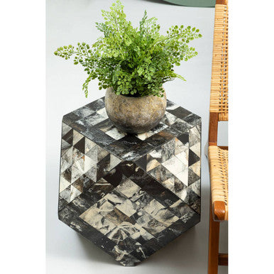 Marlox Mosiac Geometric Side Table
