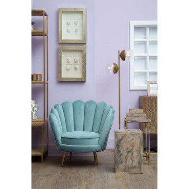 Rosado Marble Effect Side Table And Stool - Image 3