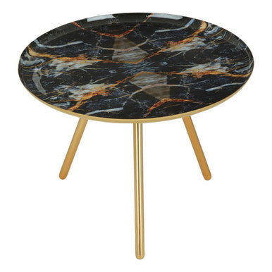 Marlox Faux Marble Side Table - Image 3