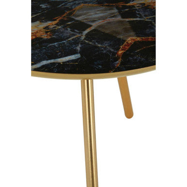 Marlox Faux Marble Side Table - Image 4