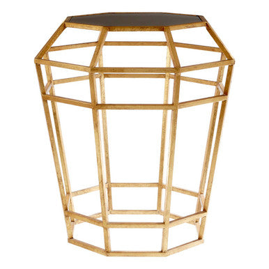 Zariah Mirror Top And Geometric Base Table