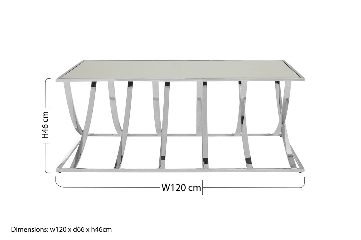 Reena Silver Coffee Table