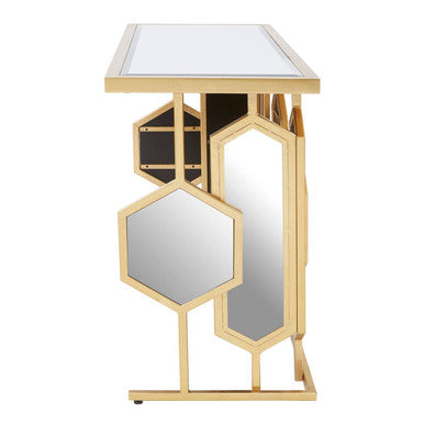 Rio Gold and Mirror Console Table - Image 6