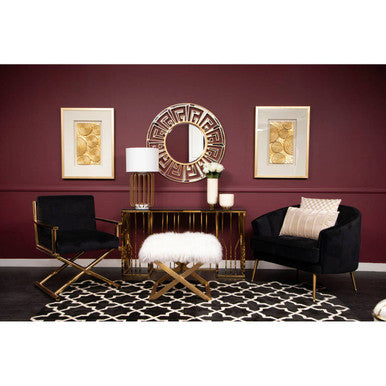 Hendricks Grey Velvet Sofa