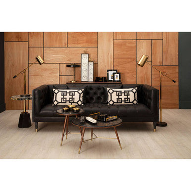 Odell Hexagonal Horn Top Side Table - Image 3