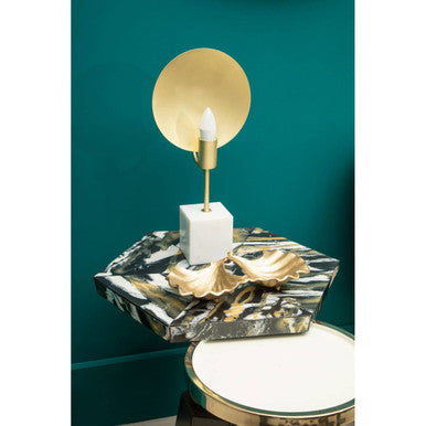 Odell Hexagonal Horn Top Side Table - Image 4
