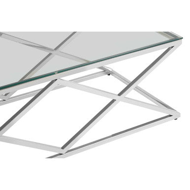 Allure Inverted Prism Base Coffee Table