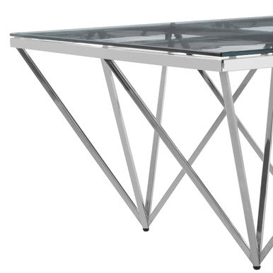 Allure Prismatic Silver Base Coffee Table - Image 6