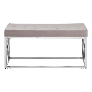 Allure Mink Tufted Bench - Image 2
