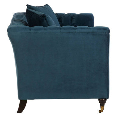 2 Seater Midnight Velvet Sofa, Sabrina - Image 4