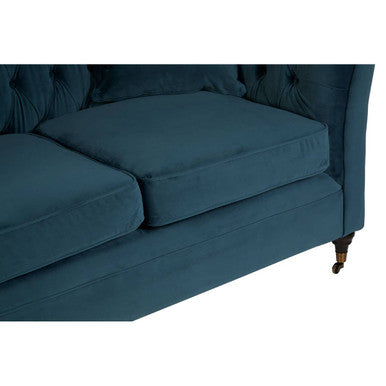 2 Seater Midnight Velvet Sofa, Sabrina