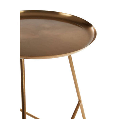Corra Side Table With Hairpin Legs