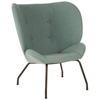 Kolding Green Fabric Accent Chair