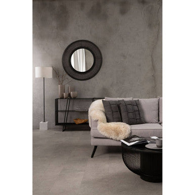 Trento Coffee Table With Black Glass Top
