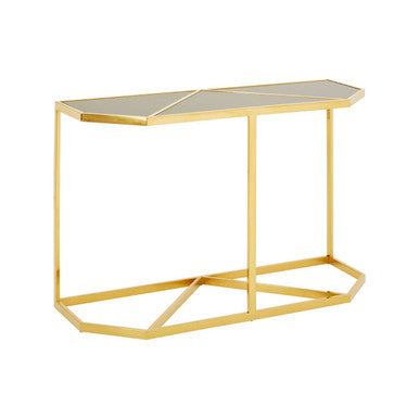 Horizon Black Tempered Glass Console Table - Image 4