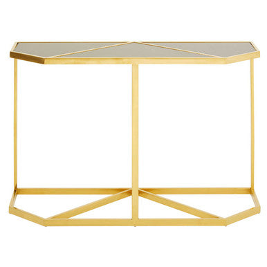 Horizon Black Tempered Glass Console Table - Image 2