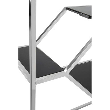 Horizon 4 Tier Silver Finish Shelving Unit