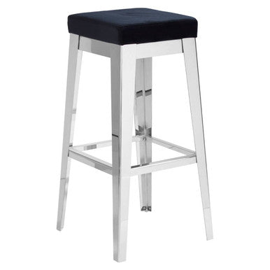 Horizon Silver Bar Stool